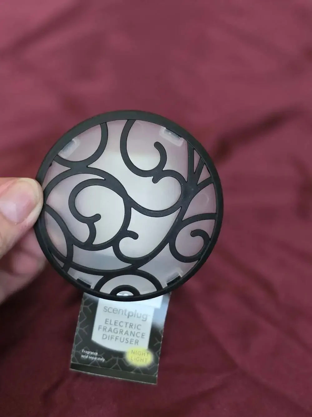 NWT Yankee Candle ScentPlug Electric Fragrance Diffuser Night Light Swirl Design